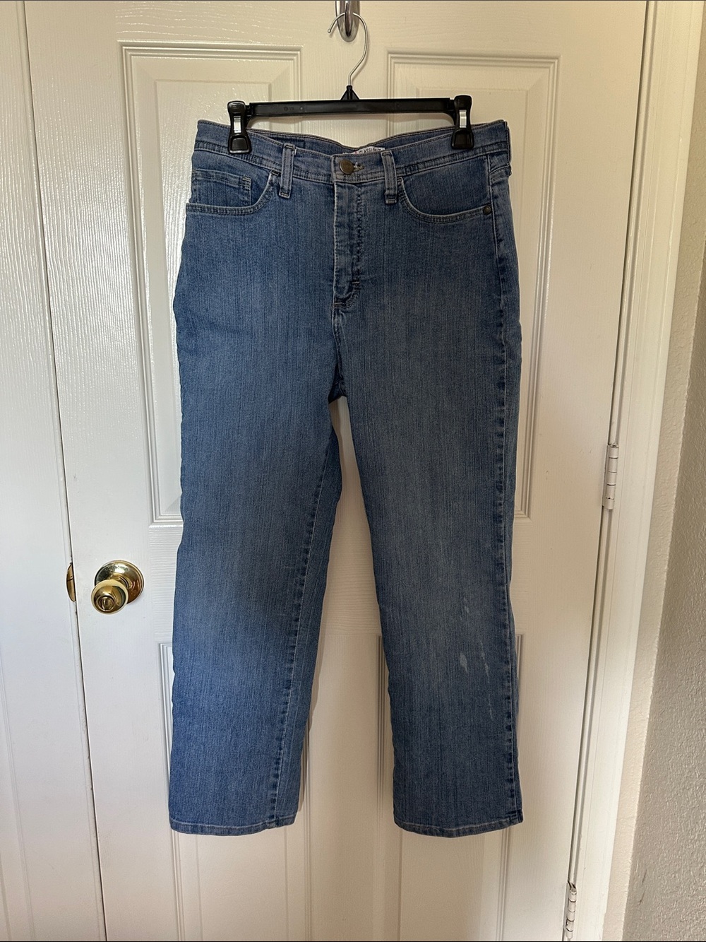 Lee Straight-Leg Medium Blue Jeans